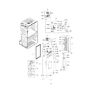 Samsung RF28HMEDBSR/AA-09 fridge door l diagram