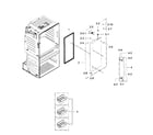 Samsung RF28HMEDBSR/AA-09 fridge door r diagram