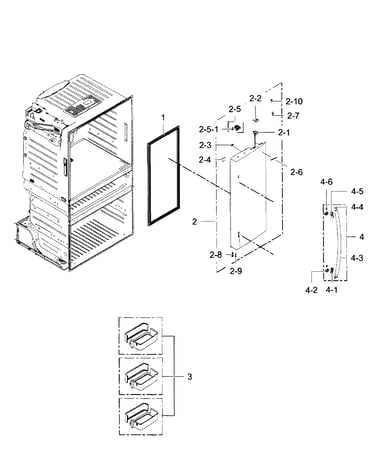 Fridge door r