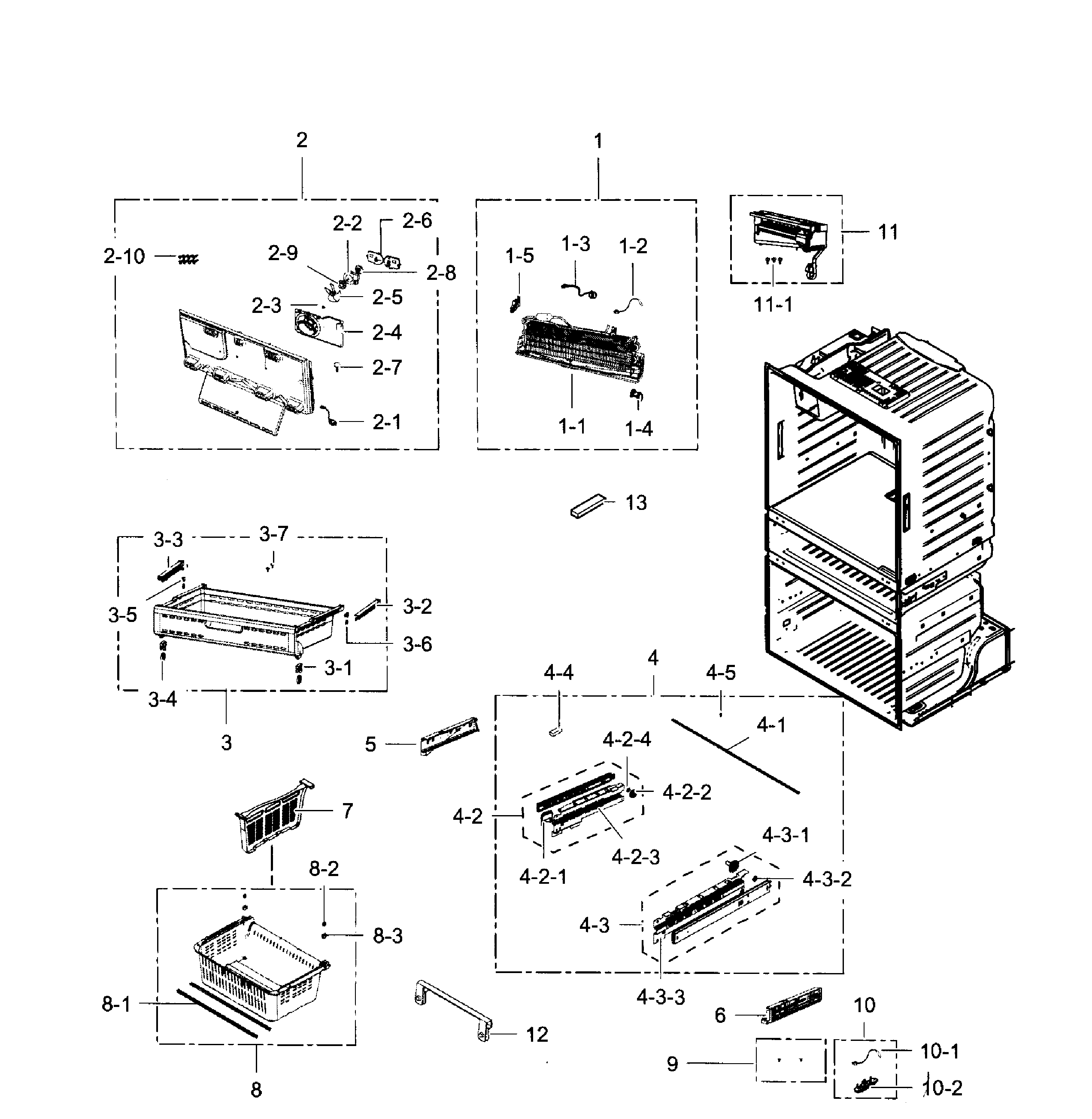 Freezer / icemaker