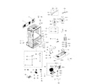 Samsung RF28HMEDBSR/AA-11 cabinet diagram