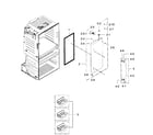 Samsung RF28HMEDBSR/AA-11 fridge door r diagram