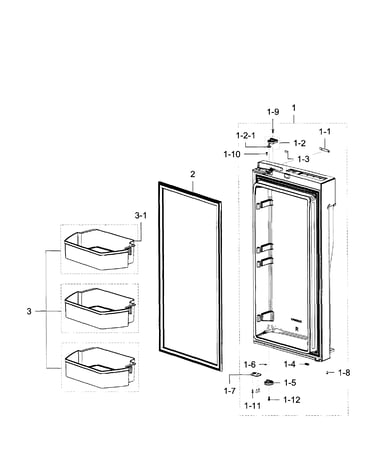 Fridge door r