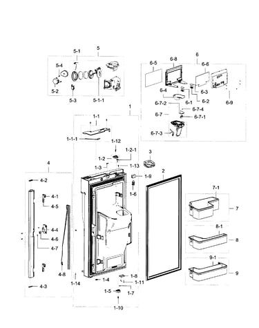 Fridge door l