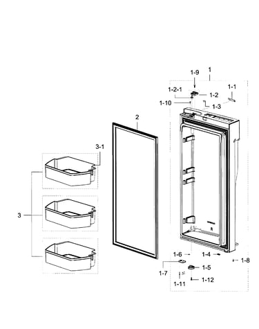 Fridge door r