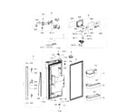 Samsung RF23J9011SR/AA-05 fridge door l diagram