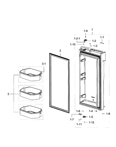 Fridge door r