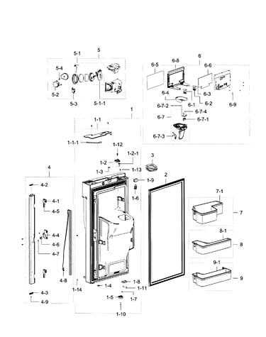 Fridge door l