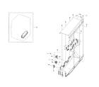 Samsung DV50K7500EW/A3-00 duct & burner diagram