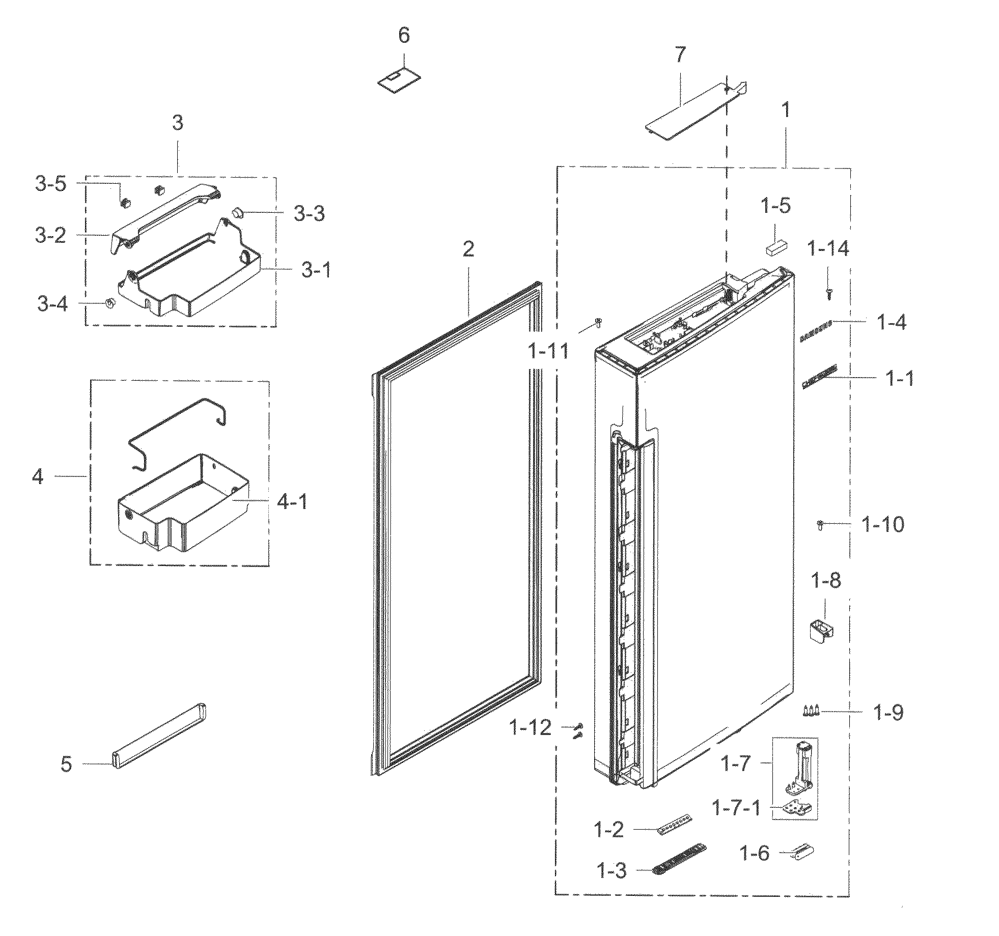 Fridge door r