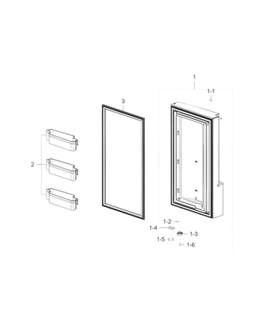 Freezer door r