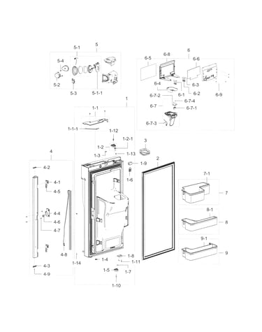 Fridge door l