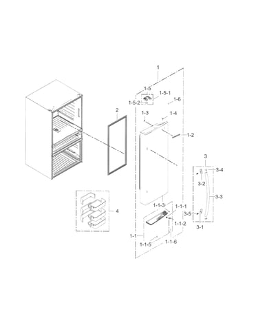 Fridge door r