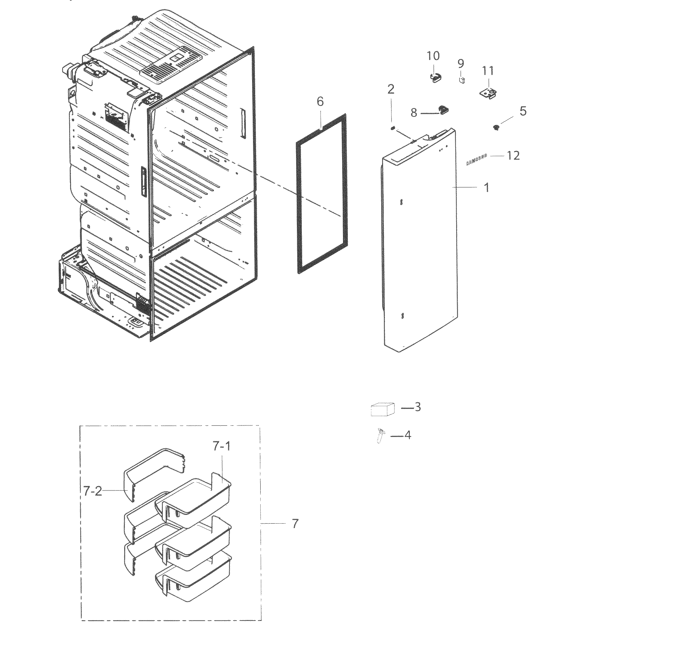 FRIDGE DOOR R