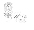Samsung RF263BEAESG/AA-00 freezer door diagram