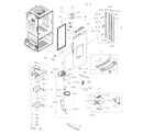 Samsung RF263BEAESG/AA-00 fridge door l diagram