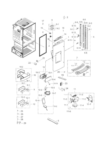 Fridge door l
