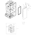 Samsung RF263BEAESG/AA-00 fridge door r diagram