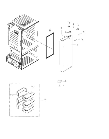 Fridge door r
