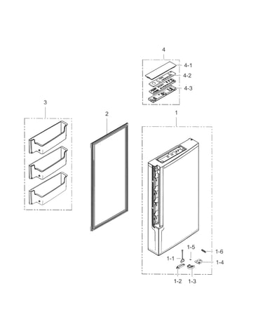 Freezer door r