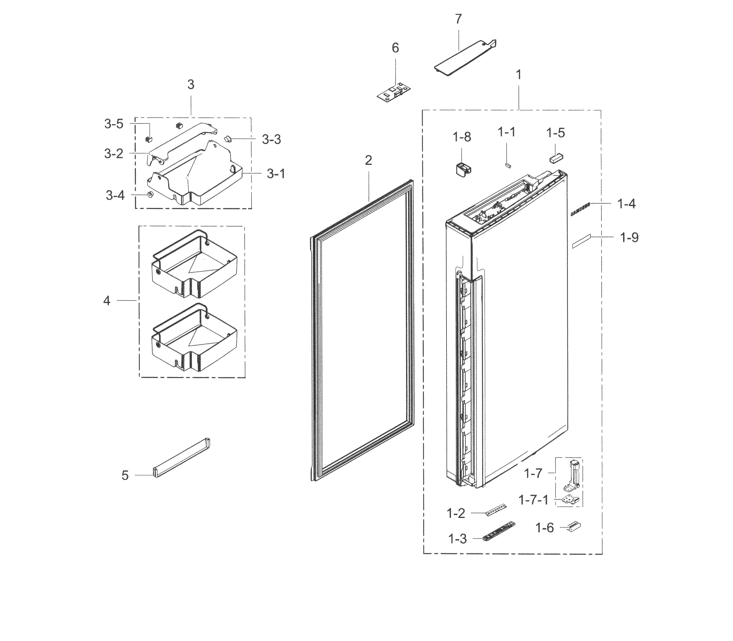 Fridge door r