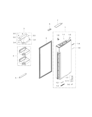 Fridge door r
