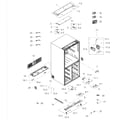 Samsung RF34H9950S4/AA-02 cabinet diagram