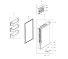 Samsung RF34H9950S4/AA-02 freezer door r diagram