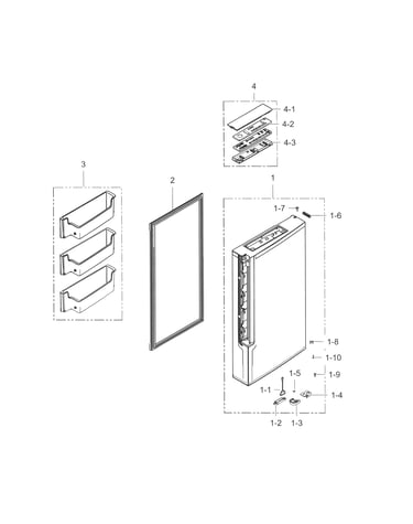 Freezer door r