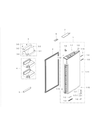 Fridge door r
