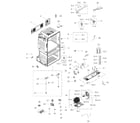 Samsung RF28HMELBSR/AA-01 cabinet diagram