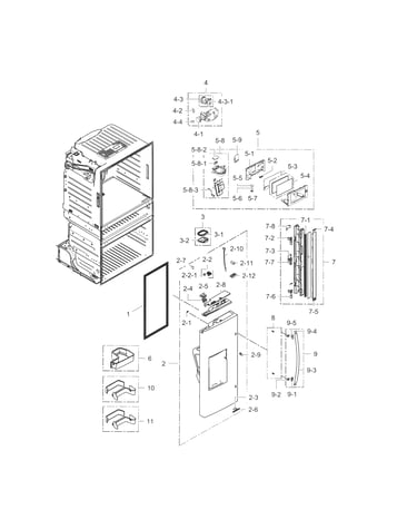 Fridge door l