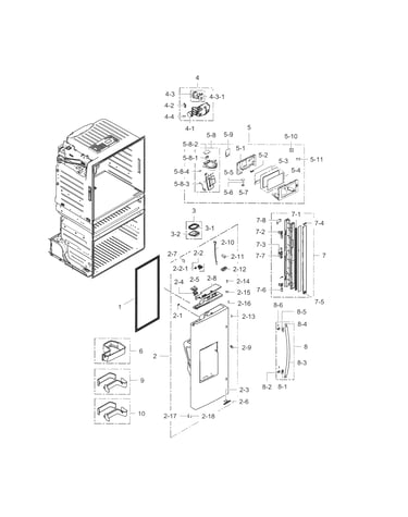 Fridge door l