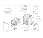 Samsung DV45K7600EW/A3-00 main asy diagram