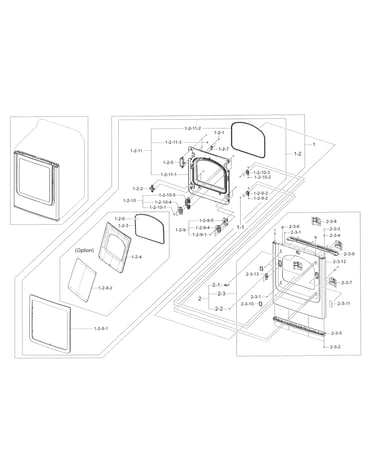 Frame front & door