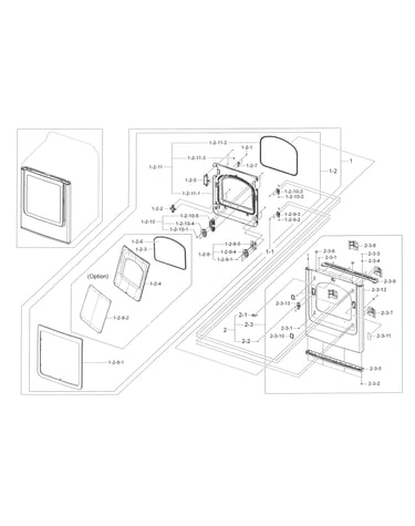 Frame front & door