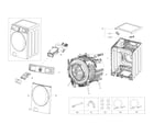 Samsung WF56H9110CW/A2-01 main asy diagram