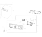 Samsung WF56H9110CW/A2-01 control panel diagram