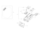 Samsung WF56H9110CW/A2-01 drawer diagram