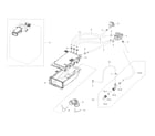 Samsung WF56H9110CW/A2-01 housing drawer diagram