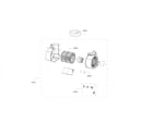 Bosch HUI50351UC/01 motor asy diagram