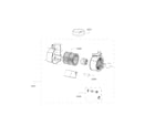Bosch HUI56551UC/01 motor asy diagram