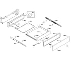 Bosch HGIP054UC/01 drawer asy diagram