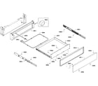 Bosch HGIP054UC/03 drawer asy diagram