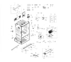 Samsung RF263TEAEBC/AA-03 cabinet diagram