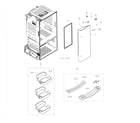 Samsung RF263TEAEBC/AA-03 fridge door r diagram