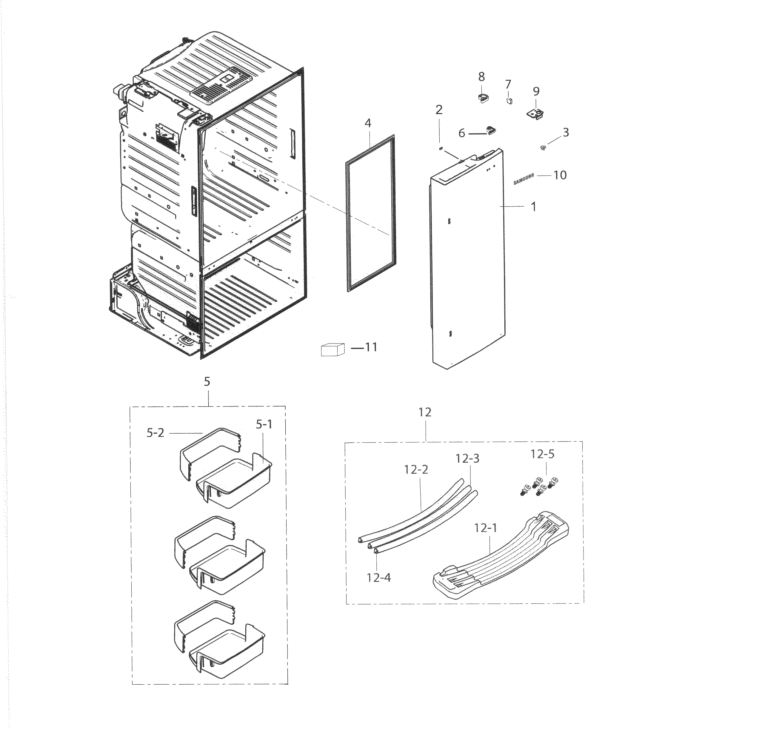 Fridge door r
