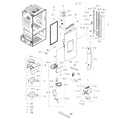 Samsung RF263TEAEBC/AA-04 fridge door l diagram