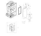 Samsung RF263TEAEBC/AA-04 fridge door r diagram