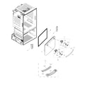 Samsung RF263TEAESP/AA-00 freezer door diagram